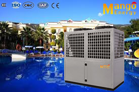Titanium Heat Exchanger Air Source Pool Heat Pump for Commercial Use