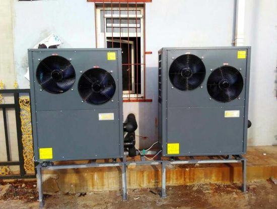All in One Air Source Heat Pump (heating +cooling+90deg hot water) with High Cop