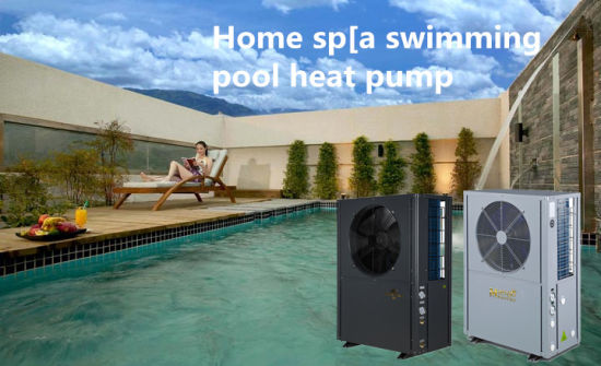 Air Source Commercial Swimming Pool Water Heating Pump 25-35 Water Temperature