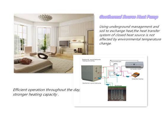 OEM Energy Saving Water Souce Heat Pump (floor heating/hot water)