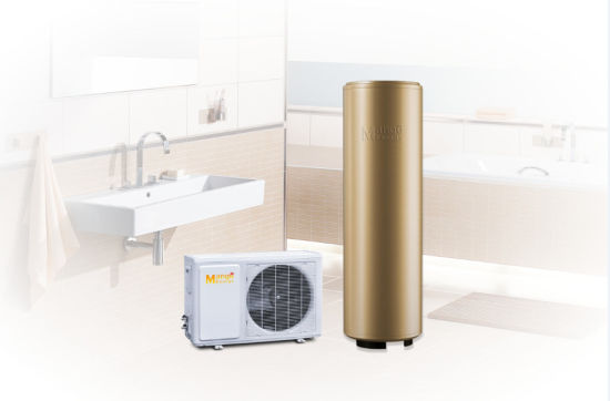 R407c Gas Refrigerant Air Source Heat Pump with Water Tank