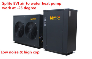 R407c 50Hz Evi Splite Air Source Heat Pump for Heating and Hot Water
