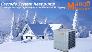 18.9kw/26.46kw/37.8kw/48.72kw/56.28kw/74.46kw/93.66kw Heating Capacity Cascade System Heat Pump