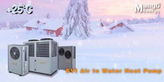 High Water Temp for Heating and Hot Water Air Source Evi Heat Pump (CE, TVU, CCC)