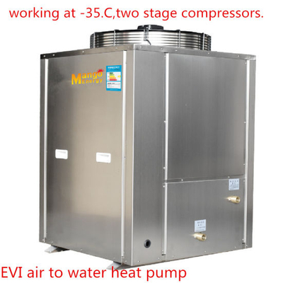 -25c Cold Area Central Underfloor Heating Heatpump Air to Water Evi