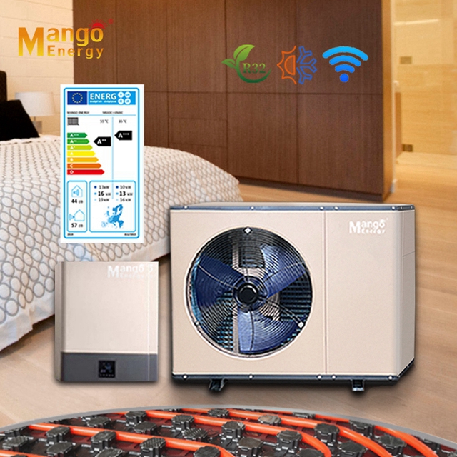OEM Customized Heatpump For Hot Water And Heating R410 DC Inverter WIFI Control R32 Refrigerant Heat Pump Super Factory In China New Design