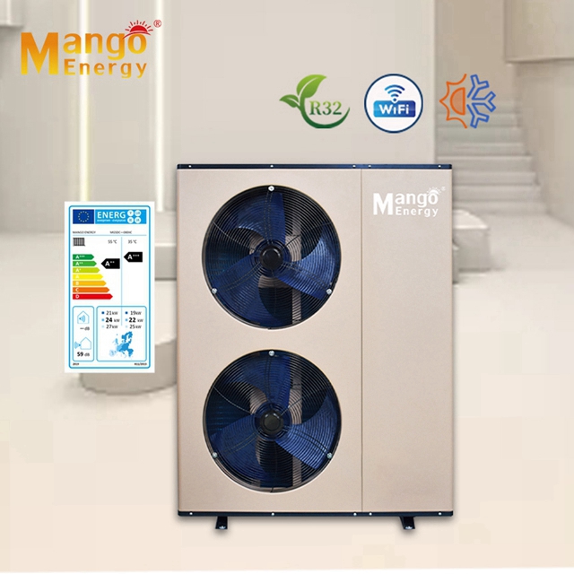 Efficient Energy Mango Heat Pump Erp A+++ Inverter Heatpump for Heating Pass The Cold Winter R32
