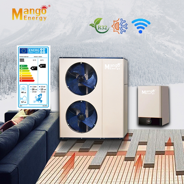 High Cop ERP A+++ 9Kw to 25 Kw Split DC Inverter Air to Water Air Source R32 Heat Pump with Wifi Control Heatpumps Best Factory Heating Pump Warmepomp Varme Pumpe Pompa Clepla Pomo Chaleur Piscinal 