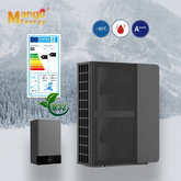 High cop heat pump aie to water heatpump heater heating system inverter air conditioner minus 30c air source heatpumps warmepomp varmr pumpe pompa clepla 2023 new design