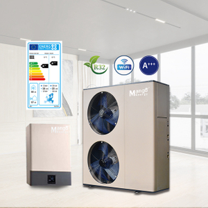 2022 Mango Energy Hot Sale R32 Domestic Heating Solution Split Air Source Heat Pump Full DC Inverter WIFI