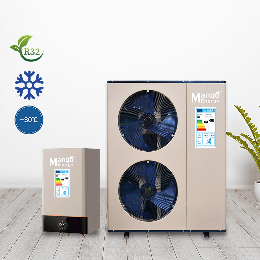 -30C EVI DC Inverter 14kW Heating Capacity Air to Water Heat Pump WIFI Connection High COP ERP A+++
