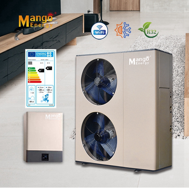 Cooling Heating Split Air Conditioner High Efficient Air to Water Heat Pump Warem Pomp Varme Pumpe Pomp Chaleur Piscinal Pompa di Calor